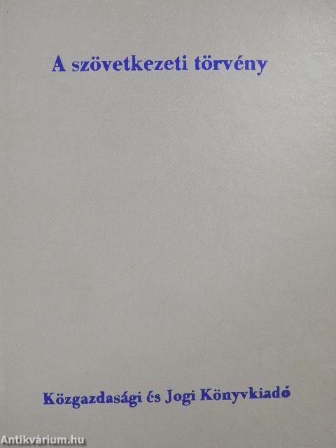 A szövetkezeti törvény