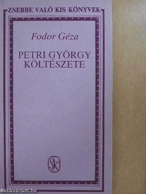Petri György költészete