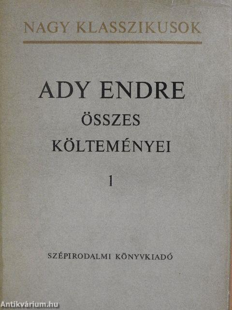 Ady Endre összes költeményei 1-2.