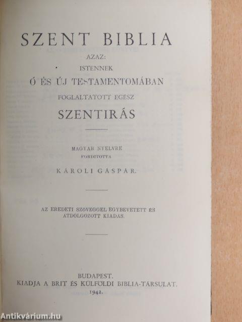 Szent Biblia