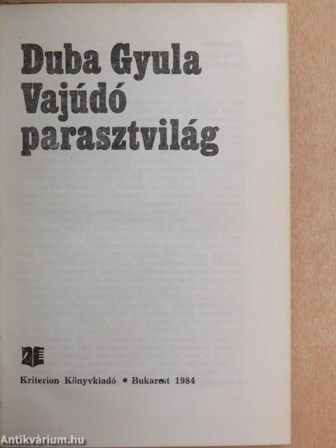 Vajúdó parasztvilág