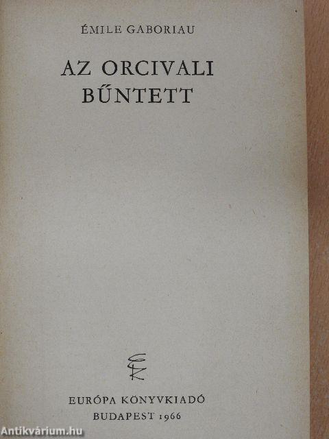 Az orcivali bűntett