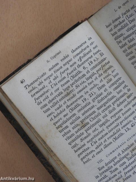 S. Caecilii Cypriani opuscula de mortalitate, de opere et eleemosyna, de patientia/Florentii Tertulliani liber de patientia et exhortatio ad martyres