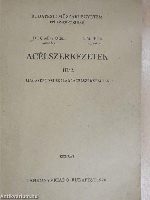 Acélszerkezetek III/2.