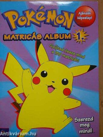 Pokémon matricás album 1.