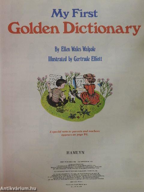 My First Golden Dictionary