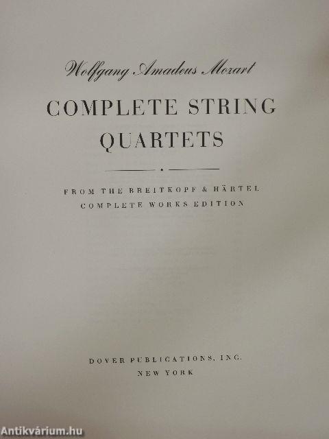 Complete string quartets