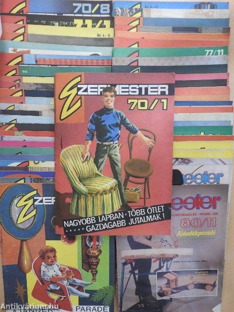 Ezermester 1970-1980. (vegyes számok) (50 db)