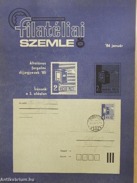 Filatéliai Szemle 1986. január-december