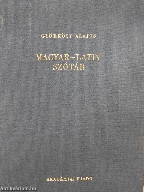 Magyar-latin szótár