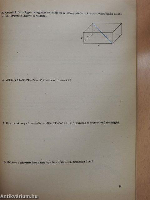 Matematika munkatankönyv II.