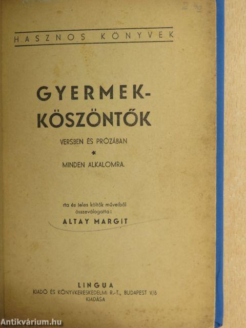 Gyermek-köszöntők