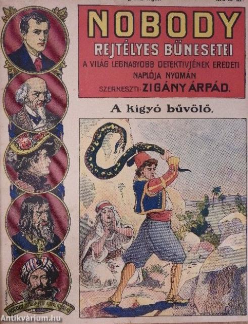Nobody rejtélyes bűnesetei/Buffalo-Bill/Magyar Nick Carterek/Szemelvények egy világ-detektiv titkos aktáiból/Nick Carter vegyes gyűjteménye (15 db)