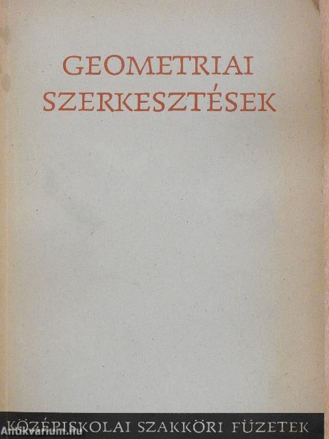 Geometriai szerkesztések