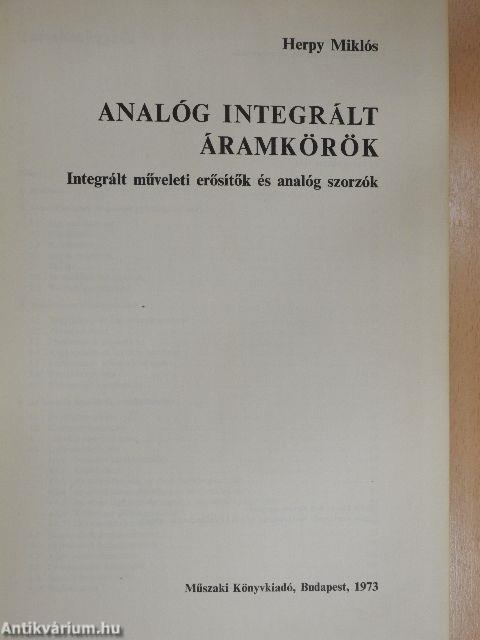 Analóg integrált áramkörök