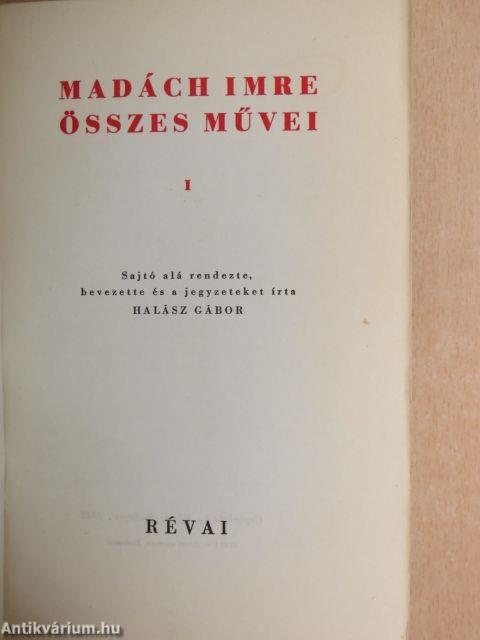 Madách Imre összes művei I-II.