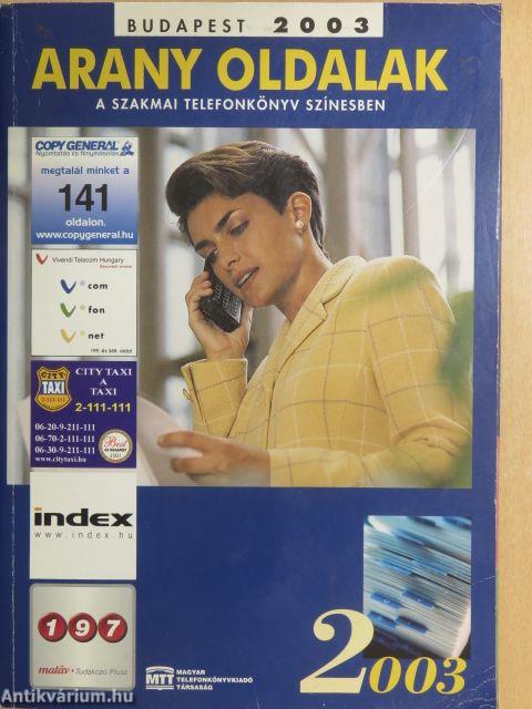 Arany Oldalak - Budapest 2003