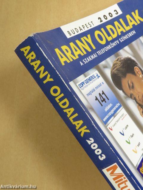 Arany Oldalak - Budapest 2003