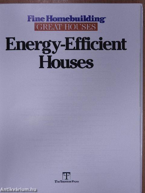 Energy-Efficient Houses