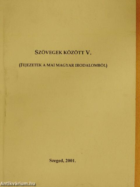 Szövegek között V.