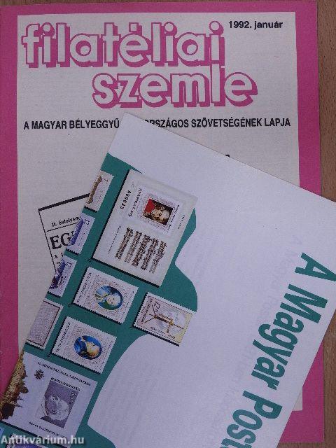 Filatéliai Szemle 1992. (nem teljes évfolyam)