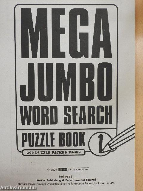 Mega Jumbo Word Search Puzzle Book 1.