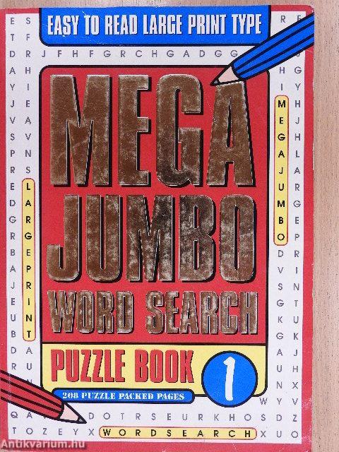 Mega Jumbo Word Search Puzzle Book 1.