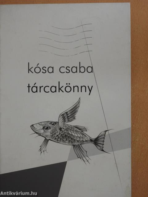 Tárcakönny (dedikált példány)