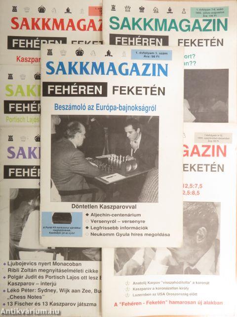 Sakkmagazin fehéren feketén 1993. (nem teljes évfolyam)