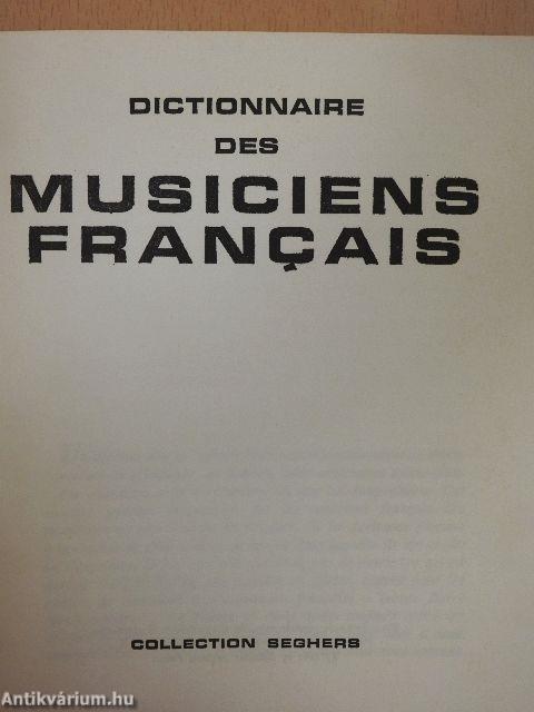 Dictionnaire des musiciens francais