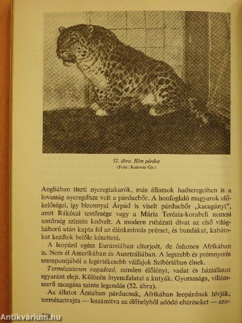 Prémek, szőrmék, prémes állatok