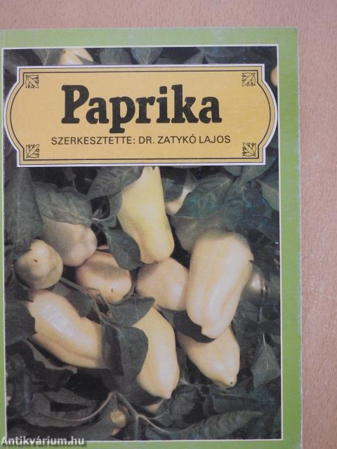 Paprika (dedikált példány)