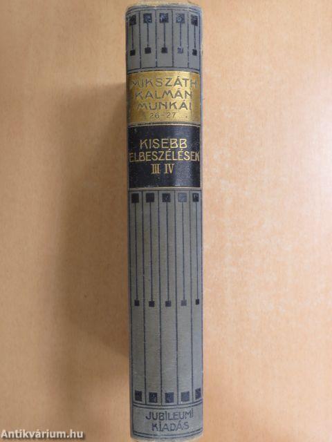 Kisebb elbeszélések III-IV.