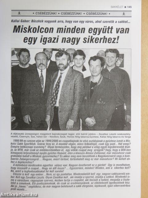 Sakkélet 2000. július 31.