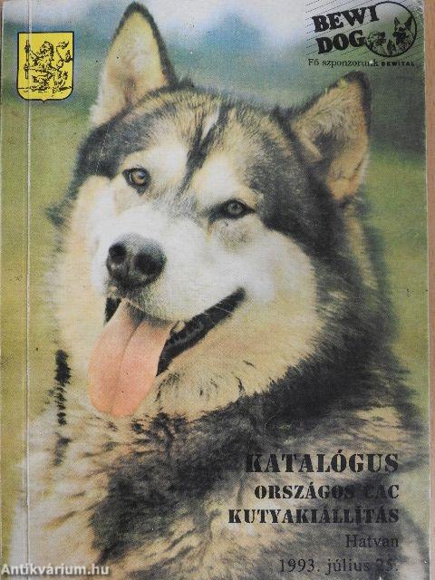 Országos CAC Kutyakiállítás Katalógus - Hatvan, 1993. július 25.