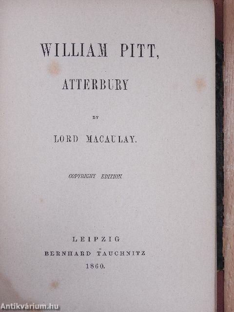 William Pitt, Atterbury