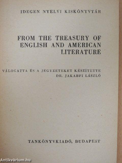 From the Treasury of English and American Literature