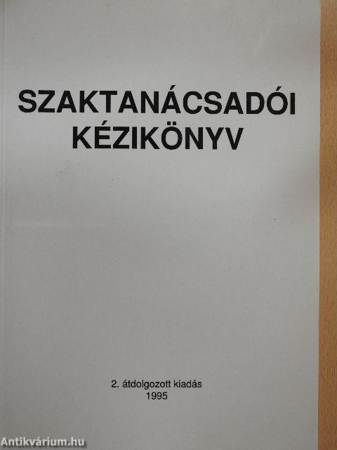 Szaktanácsadói kézikönyv