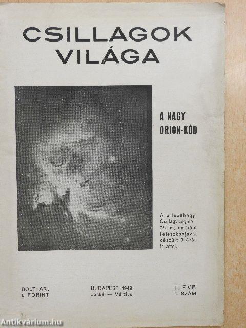 Csillagok Világa 1949. január-március