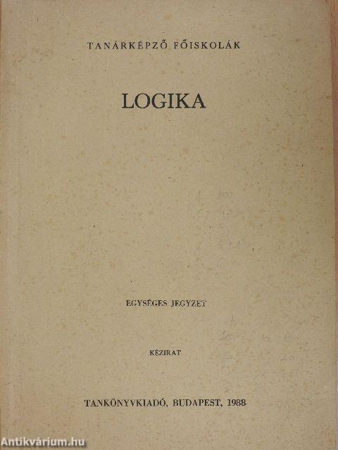 Logika a matematika szakos hallgatók részére