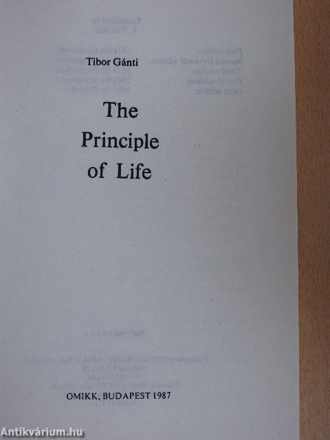 The Principle of Life