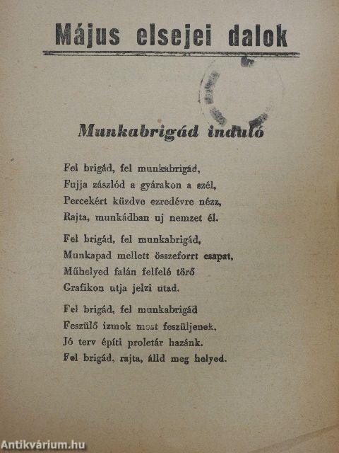 Május elsejei dalok
