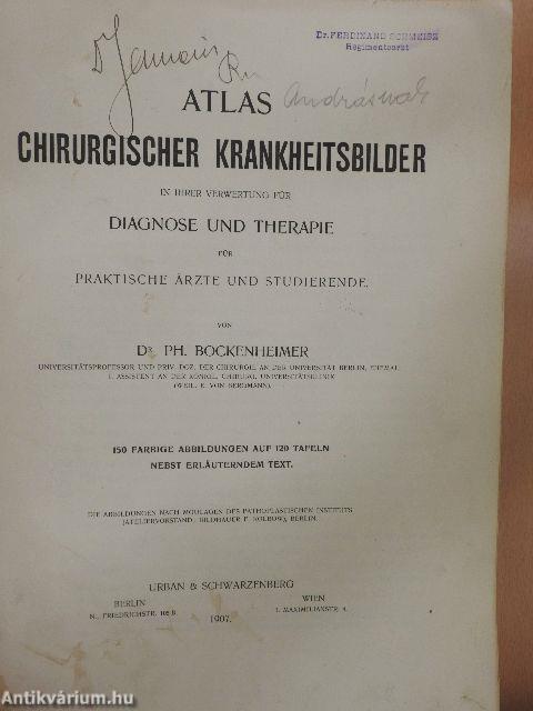 Atlas chirurgischer Krankheitsbilder