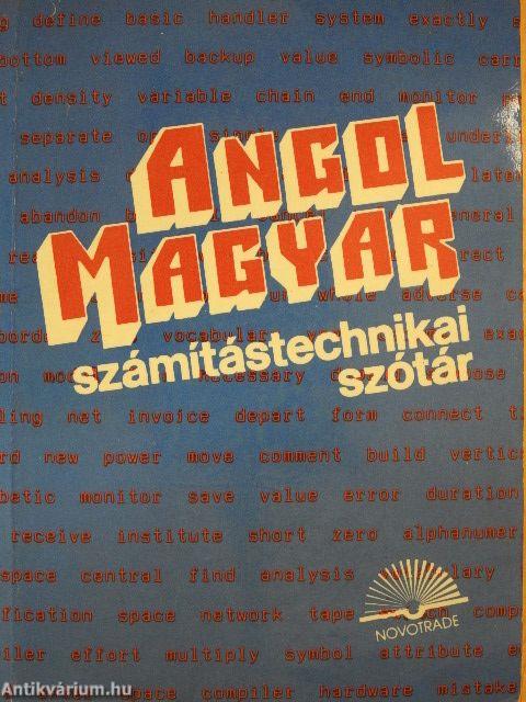 Angol-magyar számítástechnikai szótár