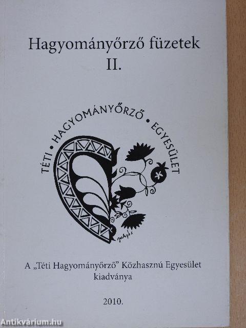 Hagyományőrző füzetek II.