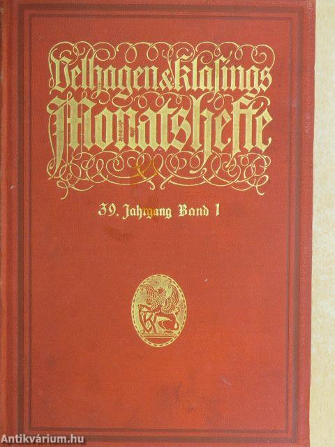 Velhagen & Klasings Monatshefte 1924/1925. I. (gótbetűs) (nem teljes évfolyam)