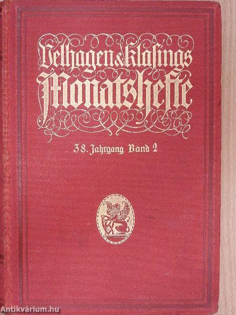 Velhagen & Klasings Monatshefte 1924. II. (gótbetűs) (nem teljes évfolyam)