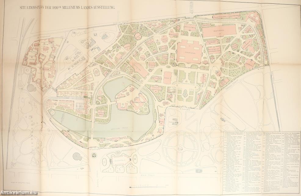 Situations-Plan der 1896-er Millenn. Landes-Austellung