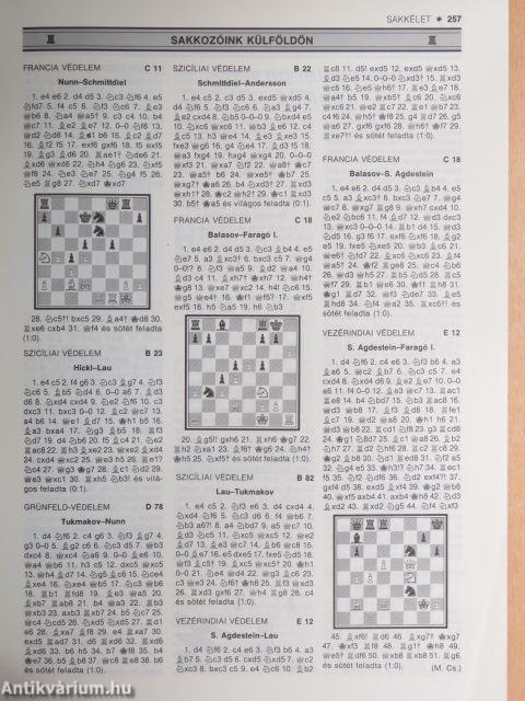 Sakkélet 1987. augusztus 25.