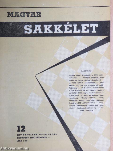 Magyar Sakkélet 1964. december